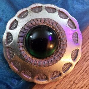 Green Brooch Pin e99 Denmark 13